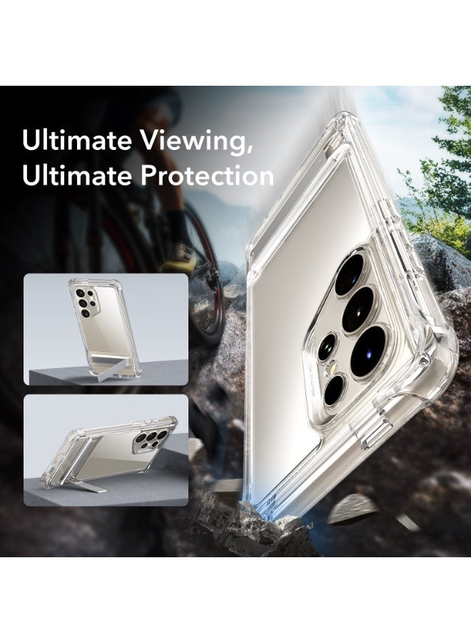 اي اس ار For Samsung Galaxy S24 Ultra Armor Series Case, Full Body Protection Front Cover with Screen Protector and Extra Protective Front Frame, 3 Kickstand Modes, Military-Grade Protection - Clear - Image 2