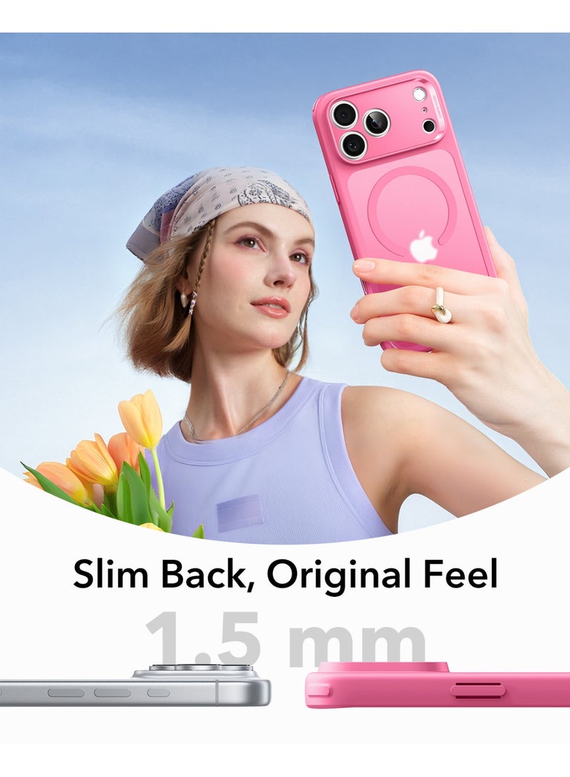 اي اس ار For iPhone 17 Pro Max Case, Camera Control, Compatible with MagSafe, Shockproof Military-Grade Protection, Magnetic Phone Case For iPhone 17 Pro Max, Classic Hybrid Case - Pink - Image 5