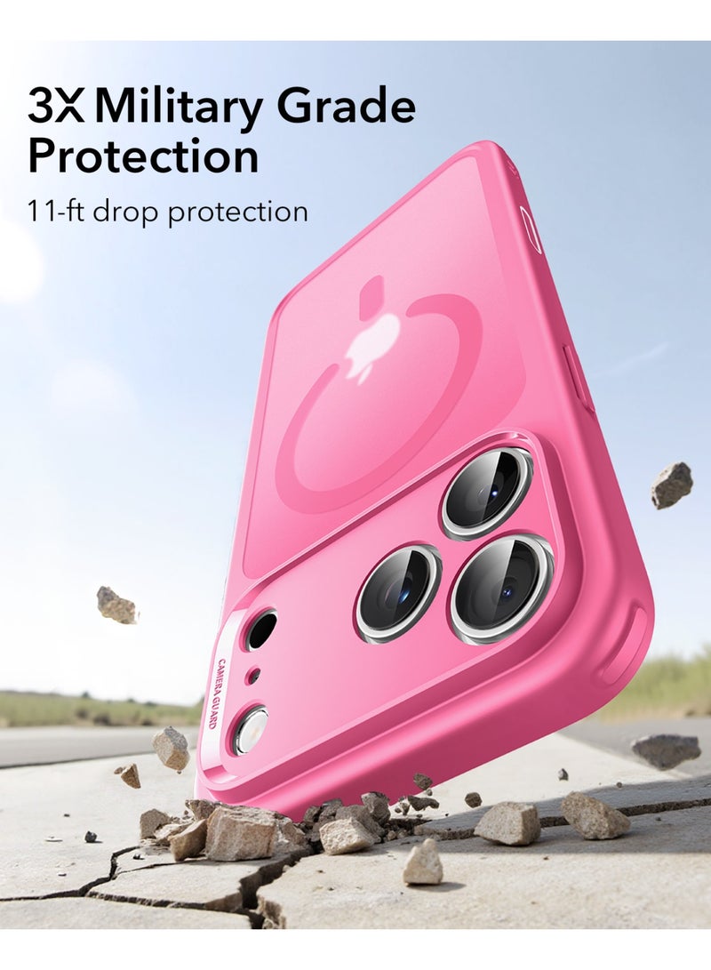 اي اس ار For iPhone 17 Pro Max Case, Camera Control, Compatible with MagSafe, Shockproof Military-Grade Protection, Magnetic Phone Case For iPhone 17 Pro Max, Classic Hybrid Case - Pink - Image 3