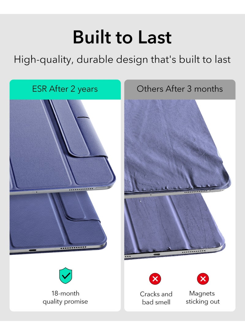 اي اس ار For iPad Pro 13 Inch Case (M5/M4) 2025/2024, Powerful Magnetic Attachment, Slim Trifold Stand Case, Supports Pencil Pro & Pencil(USB-C), Auto Wake/Sleep, Durable Protection, Rebound Series - Blue - Image 5