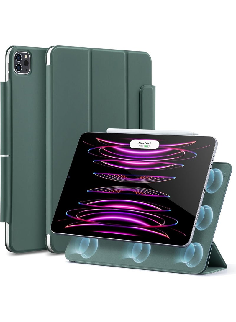 اي اس ار For iPad Air 13 Inch M3/M2 (2025/2024), iPad Pro 12.9 6th/5th/4th Gen Case, Powerful Magnetic Attachment, Slim Trifold Stand Case, Supports Pencil Pro & USB-C, Rebound Series - Green - Image 1
