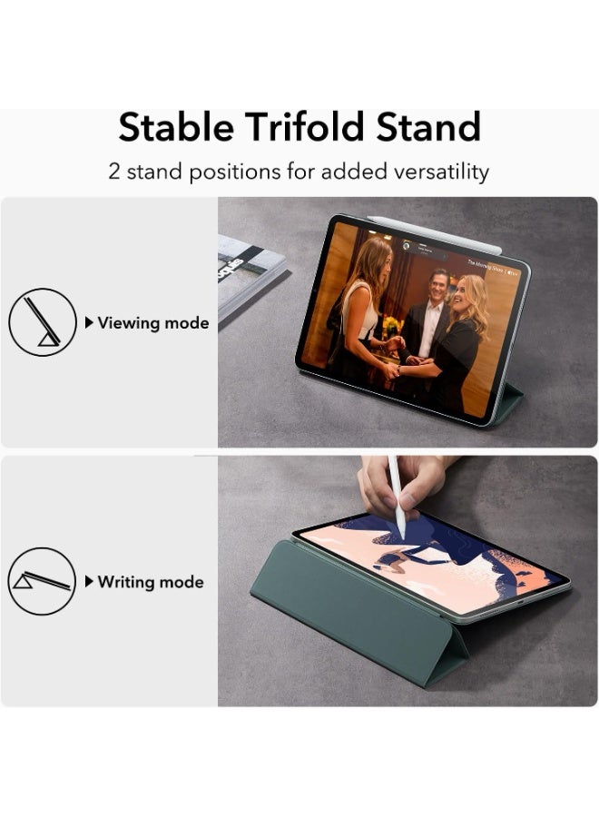 اي اس ار For iPad Air 13 Inch M3/M2 (2025/2024), iPad Pro 12.9 6th/5th/4th Gen Case, Powerful Magnetic Attachment, Slim Trifold Stand Case, Supports Pencil Pro & USB-C, Rebound Series - Green - Image 5
