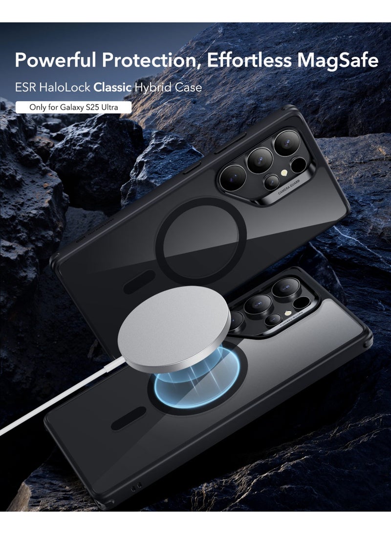 اي اس ار For Samsung Galaxy S25 Ultra Phone Case, Compatible with MagSafe, Magnetic Case For S25 Ultra, Military-Grade Protection, Yellowing Resistant, Classic Series - Black - Image 2