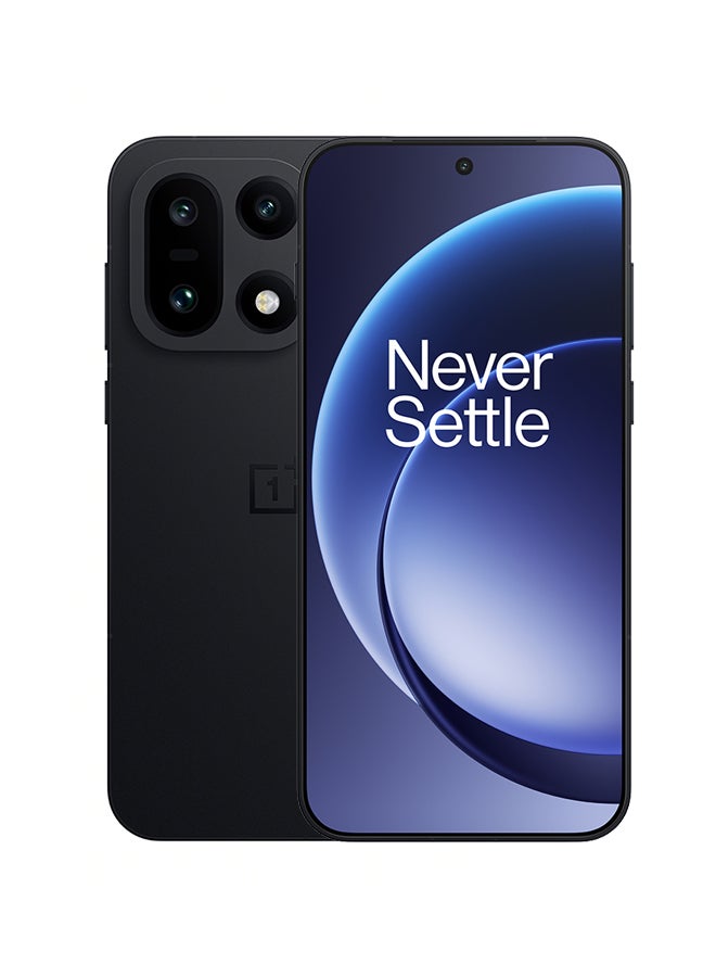 OnePlus 15 Dual SIM Infinite Black with AI 12GB RAM 256GB 5G - Indian Version - Image 1