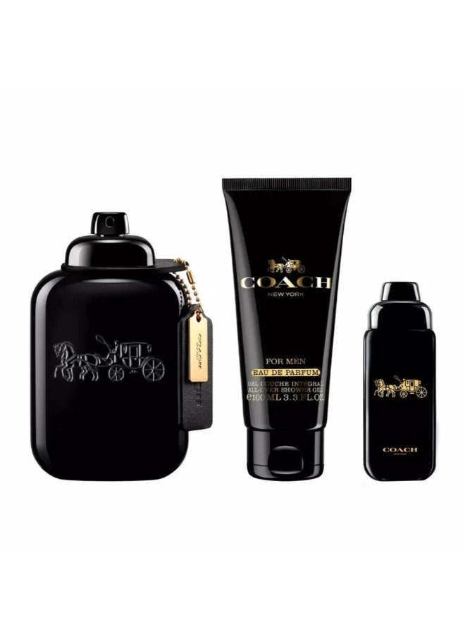 كوتش طقم هدايا للرجال عطر 100 مل + عطر 15 مل + جل استحمام 100 مل - Image 2