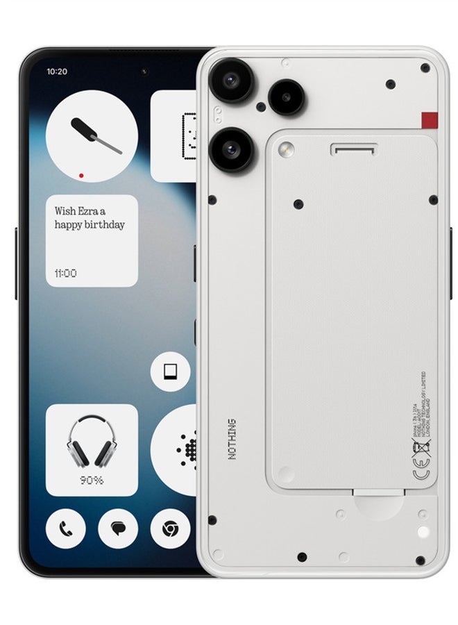 Nothing Phone (3a) Lite 5G Dual SIM White 8GB RAM 256GB - Middle East Version - Image 1