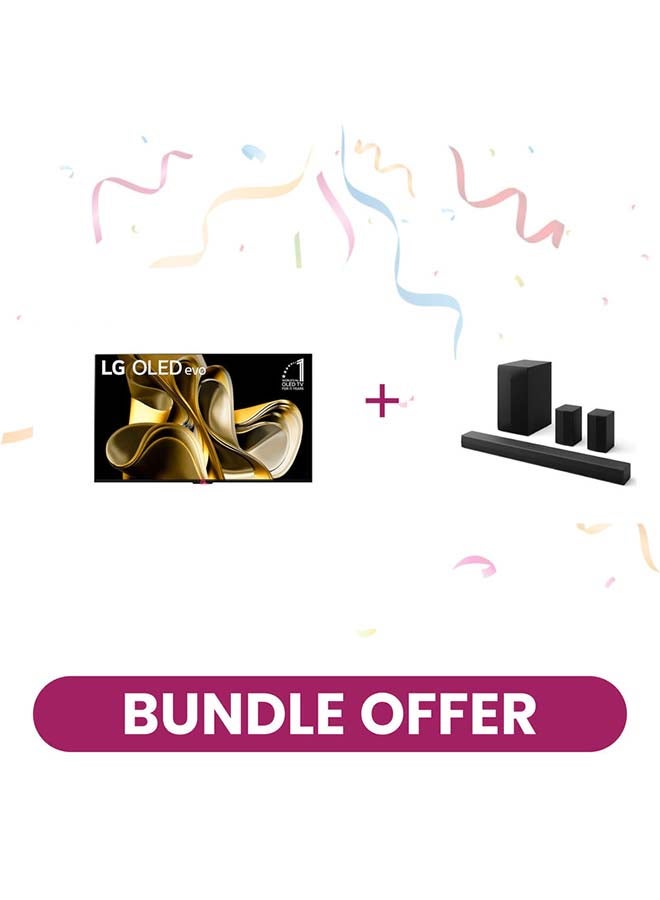 LG 4K Connectivity Smart TV Signature OLED M3 83 inch, OLED83M36LA  + LG S65TR Combo LG OLED83M36LA + LG S65TR black - Image 1