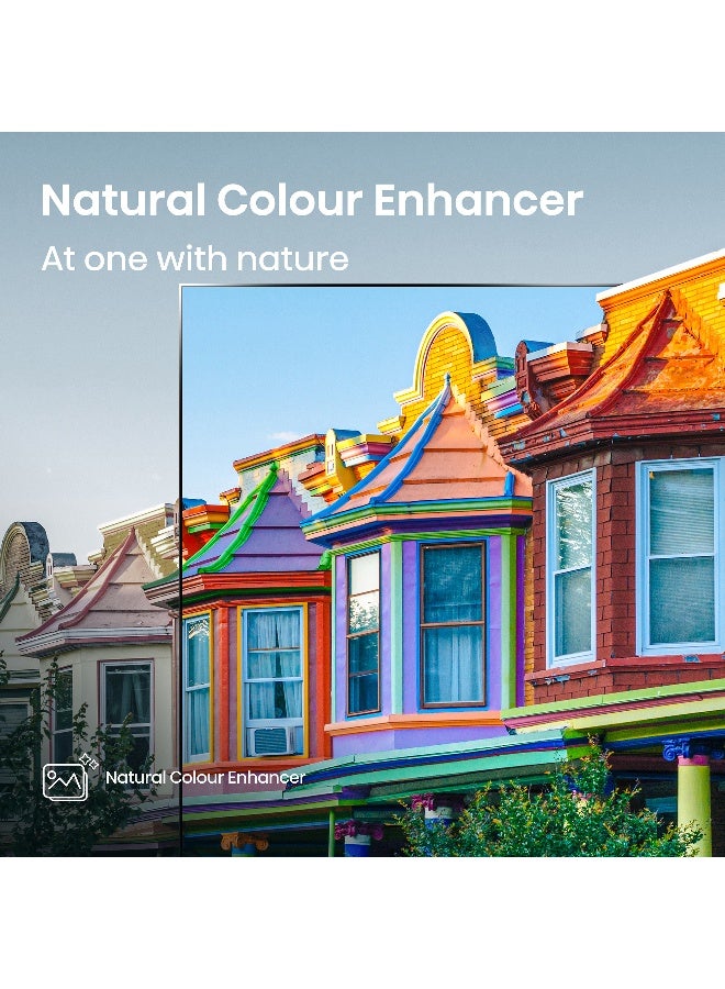 هايسنس تلفاز هايسنس الذكي 32 بوصة FHD 4K E4Q - معزز الألوان الطبيعية، تباين عالي، مشاركة إلى التلفاز، واي فاي مزدوج النطاق، وضع الألعاب، وضع العناية بالعين، يوتيوب، نتفليكس، شاهد 32E4Q (نسخة الإمارات 2025) - Image 4