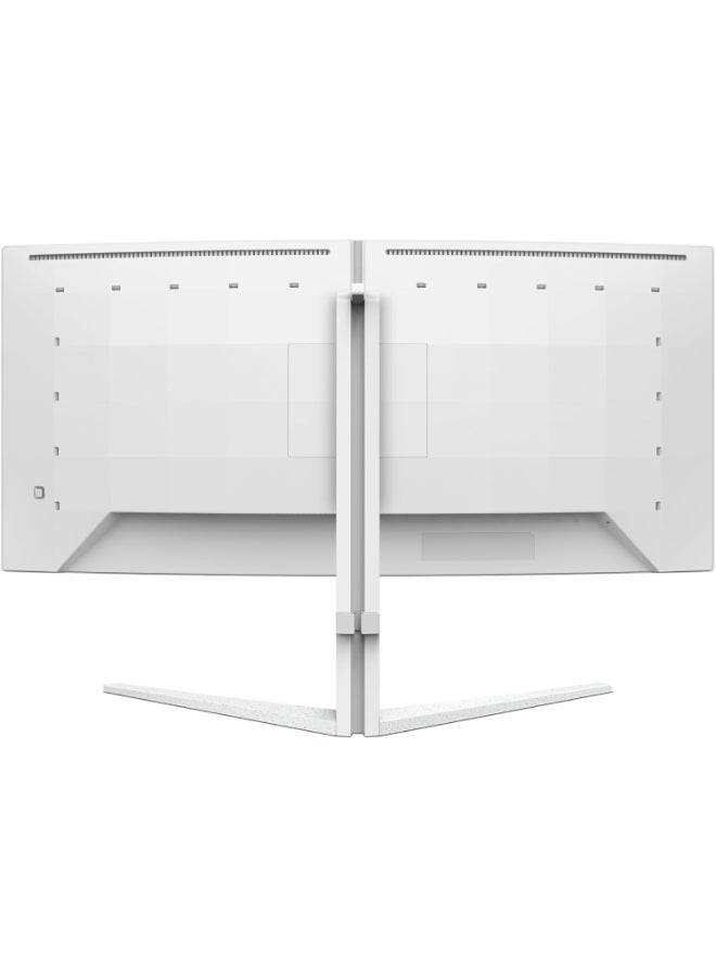 Philips Evnia 34M2C5501A - 34 inch WQHD Curved Gaming Monitor, 180 Hz, 1 ms, FreeSync Premium, Ambiglow (3440x1440, 2x HDMI 2.0, 1x DisplayPort 1.4, USB Hub) White - Image 3