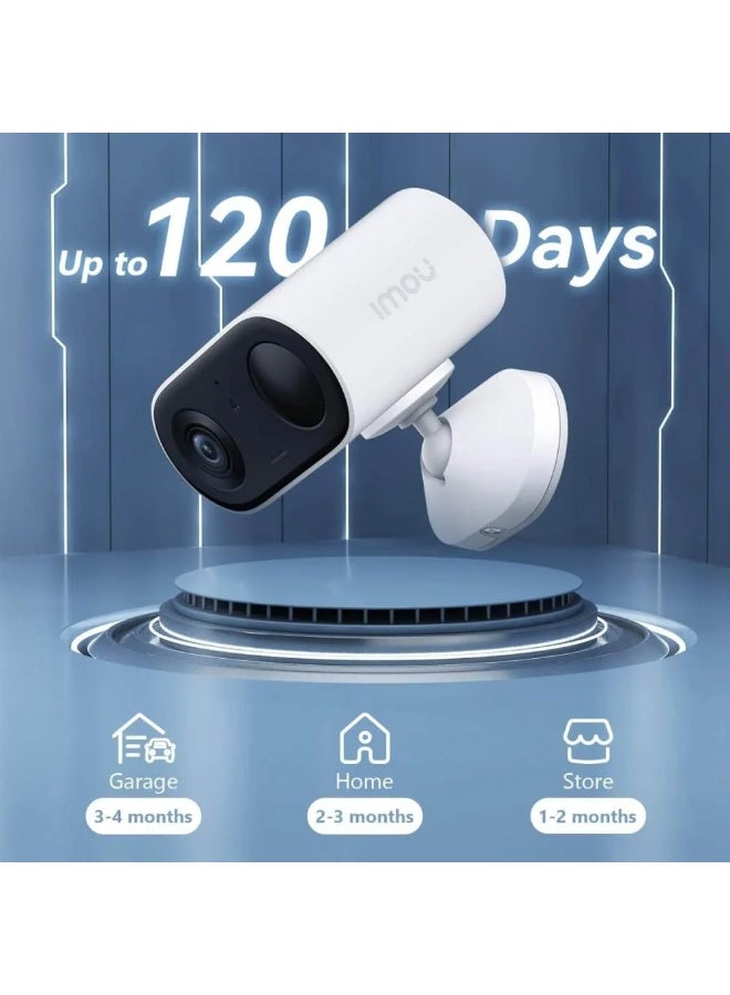 ايمو كاميرا مراقبة داخلية وخارجية، كاميرا واي فاي مع رؤية ليلية ملونة، إيمو فيرسا - Image 1