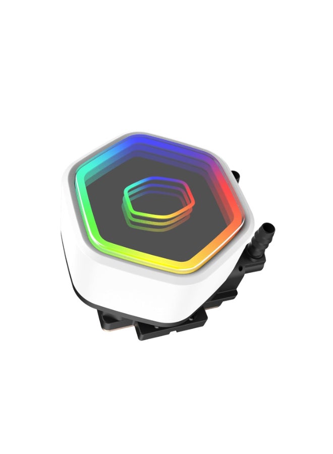 COOLER MASTER MasterLiquid 360 Core II ARGB AIO, 360 mm Radiator, Dual-Chamber G9R Pump, 3Ã MF120 ARGB Fans, 400 mm Tubing, Intel LGA1851/1700 & AMD AM5/AM4 Compatible, White | MLW-D36M-A18PA-RW - Image 3