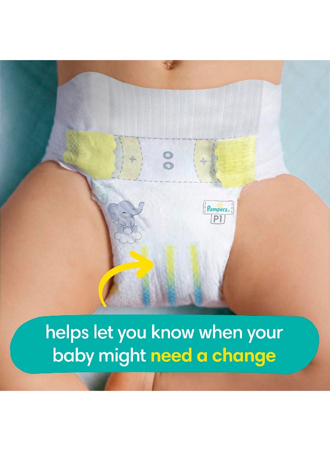 بامبرز حفاضات بامبرز للأطفال - سوادلرز - الحجم P1، 27 قطعة، حفاضات مسبقة للولادة فائقة الامتصاص القابلة للتخلص منها - Image 3