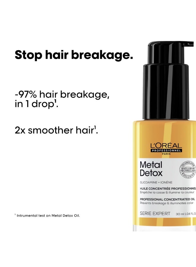 L'Oréal Professionnel Metal Detox Anti-Deposit Protector Concentrated Oil - 30ml - Image 5