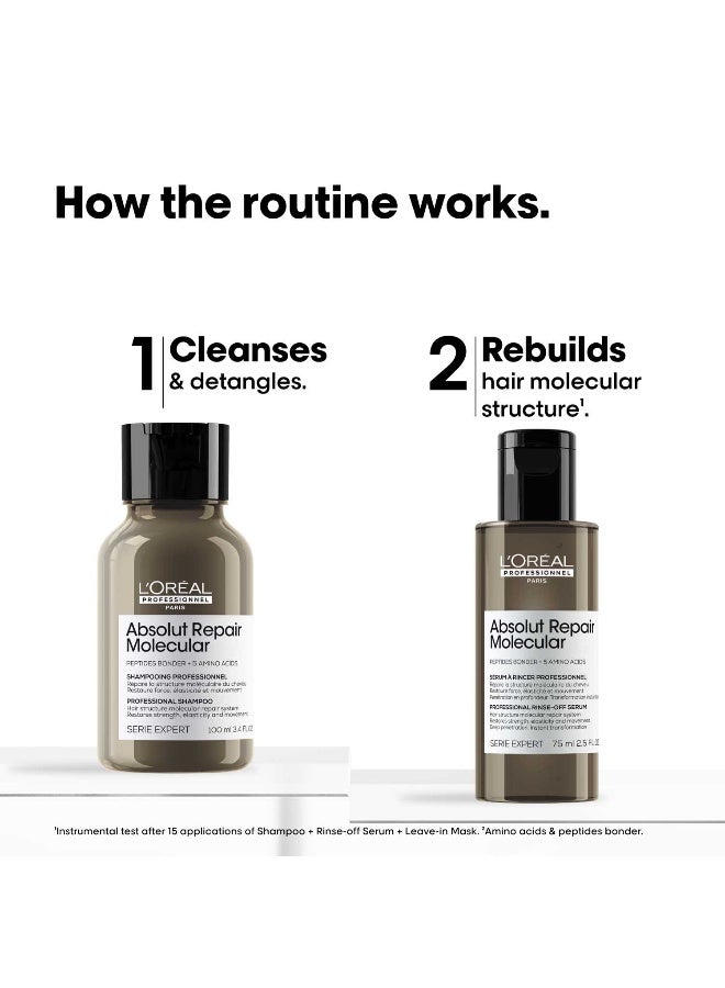 L'Oréal Professionnel Absolut Repair Molecular Mini Gift Set Duo 100+75ml - Image 1
