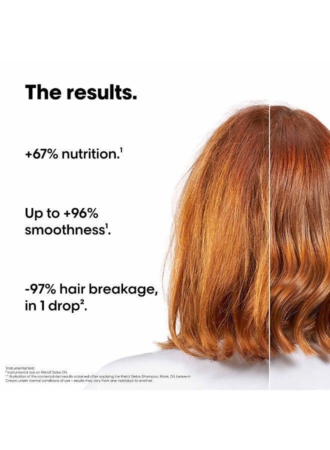 L'Oréal Professionnel Serie Expert Metal Detox Mini Trio Kit​ : Metal Detox Anti-metal cleansing cream 100ml + Metal Detox Protective mask 75ml + Metal Detox Concentrated Oil 30ml 100+75+30ml - Image 4