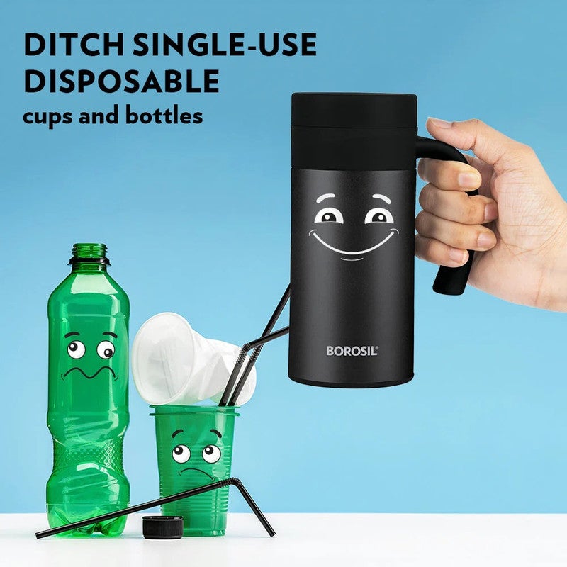 بوروسيل كوب قهوة كافيتايم المصنوع من الفولاذ المقاوم للصدأ المغلف بالنحاس - Image 2