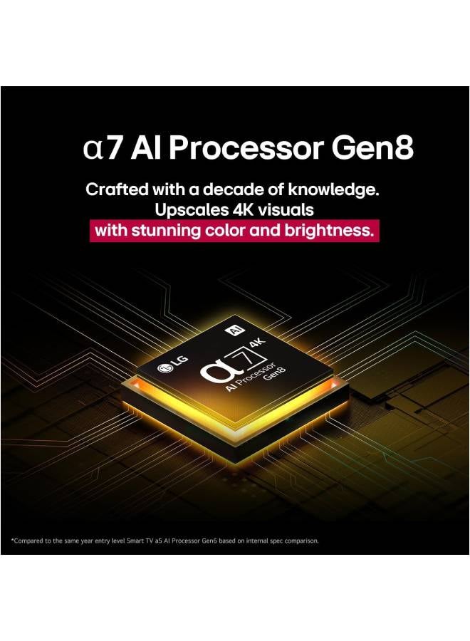 LG 55-Inch 4K UHD Smart WebOS TV – 2025 (Life Span 200,000 Hours) 55UA801C0LC black - Image 5