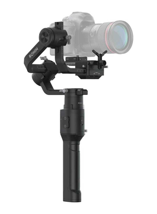 دي جي آي مجموعة رونين-إس الأساسية المجددة - مثبت كاميرا جيمبال ثلاثي المحاور محمول لكاميرات DSLR وكاميرات ميرورليس حتى 8lbs / 3.6kg للوزن لعلامات سوني ونيكون وكانون وباناسونيك لوميكس، أسود - Image 2