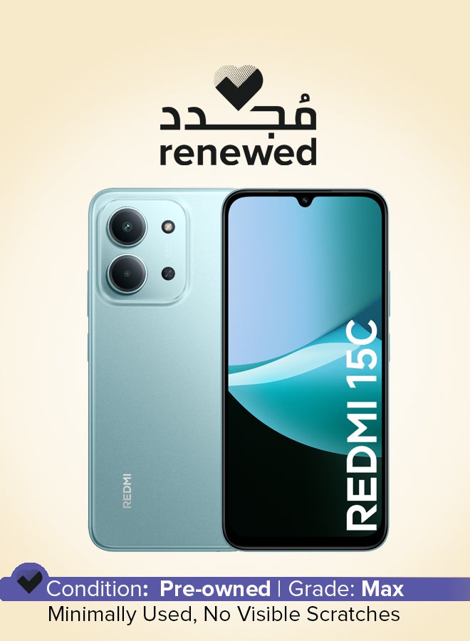 Xiaomi Renewed - Redmi 15C Dual SIM Mint Green 8GB RAM 256GB 4G - Global Version - Image 1