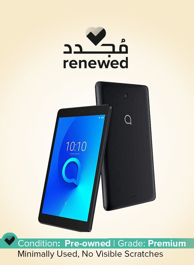 Alcatel Renewed - 3T8 (8 inch, RAM 3 GB, ROM 32 GB, Wi-Fi + 4G LTE + Voice Calling), Metallic Black - Image 1