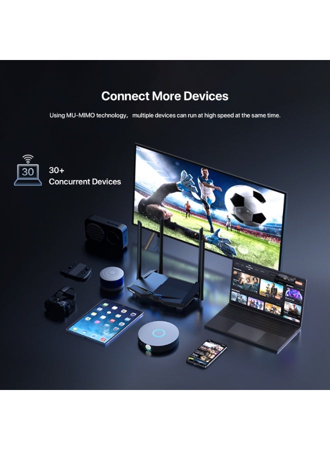 Tenda AC10 AC1200 Gigabit Wireless WiFi Router Dual Band 5GHz, 867Mbps, 2.4GHz, 300Mbps, 4x 5dBi Antenna, Broadcom 1GHz Chip, DDR3 Memory, Games, Beamforming+, Control App AC1200 Router - Image 5