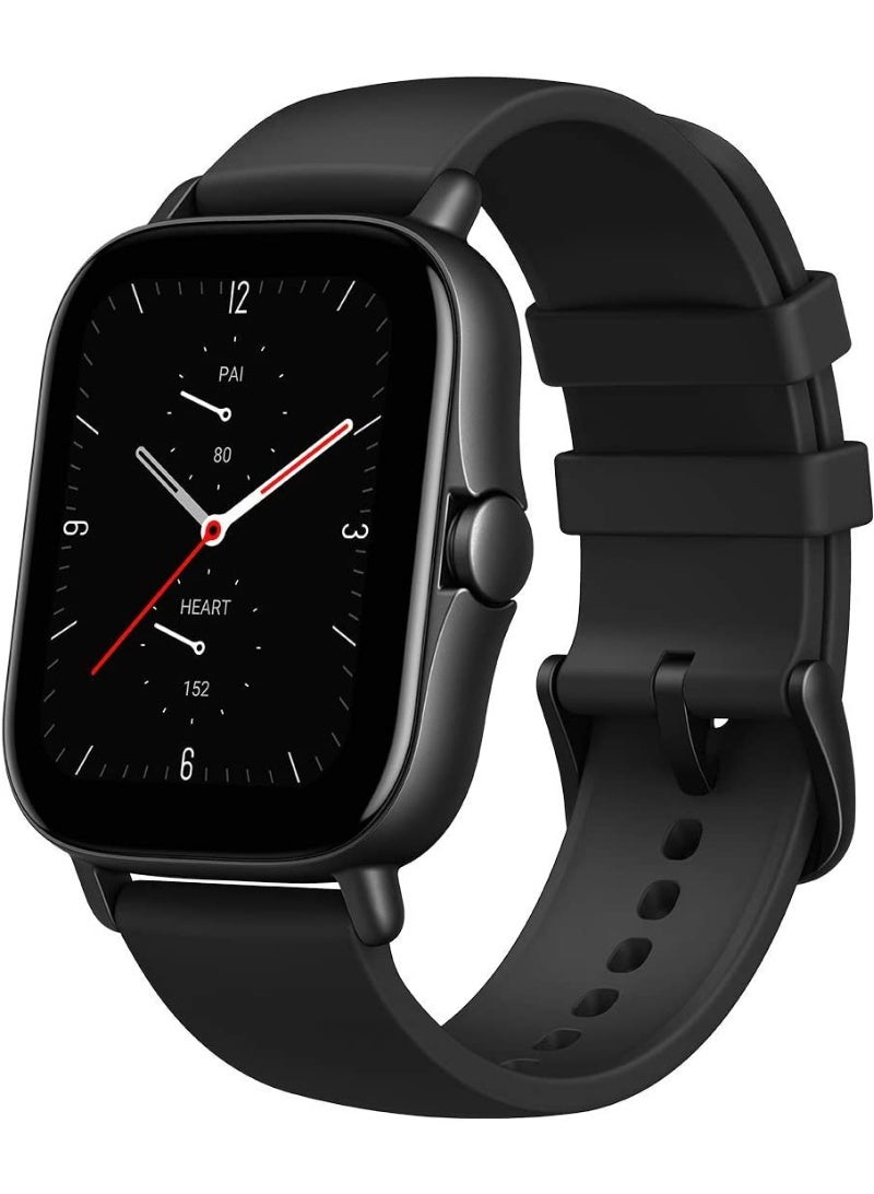 Amazfit GTS 2E smartwatch with 24h heart rate monitor, sleep, stress and spo2 monitor, activity tracker sports watch with 90 sports modes, 14 day battery life Obsidian Black - Image 2