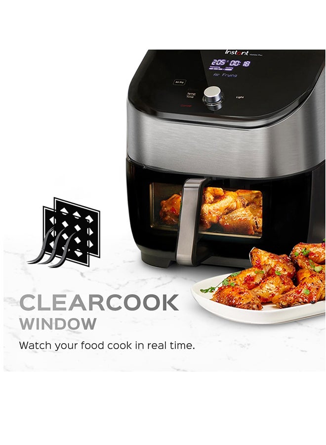 Instant Pot Vortex Plus 6QT ClearCook 5.7 L 1700 W INP-140-3105-01-GC black and silver - Image 2