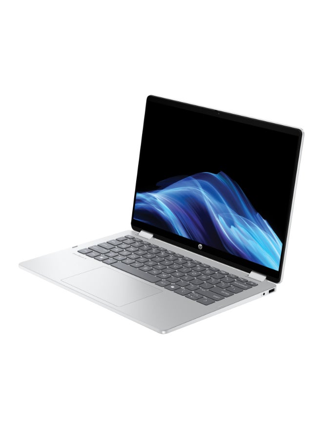 HP OmniBook 5 Flip 14-fp0019ne Laptop With 14-Inch 2K Display, Core 7 150U Processor/16GB RAM/1TB SSD/Intel Iris XE Graphics/Windows 11 With Backpack And Mouse Glacier Silver - Image 3