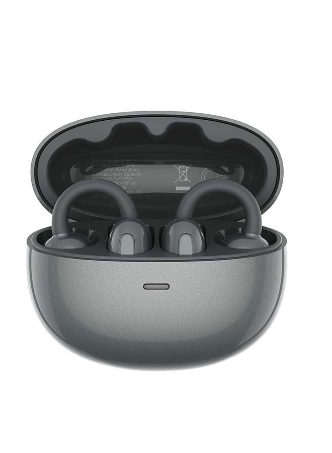 ZTE Nubia LiveClip Wireless Earbuds,Clip-On Headphones,Bluetooth 5.4,Open-Ear Comfort, Lightweight 4.5g Design,20H Battery,AI Smart Chip Black - Image 1