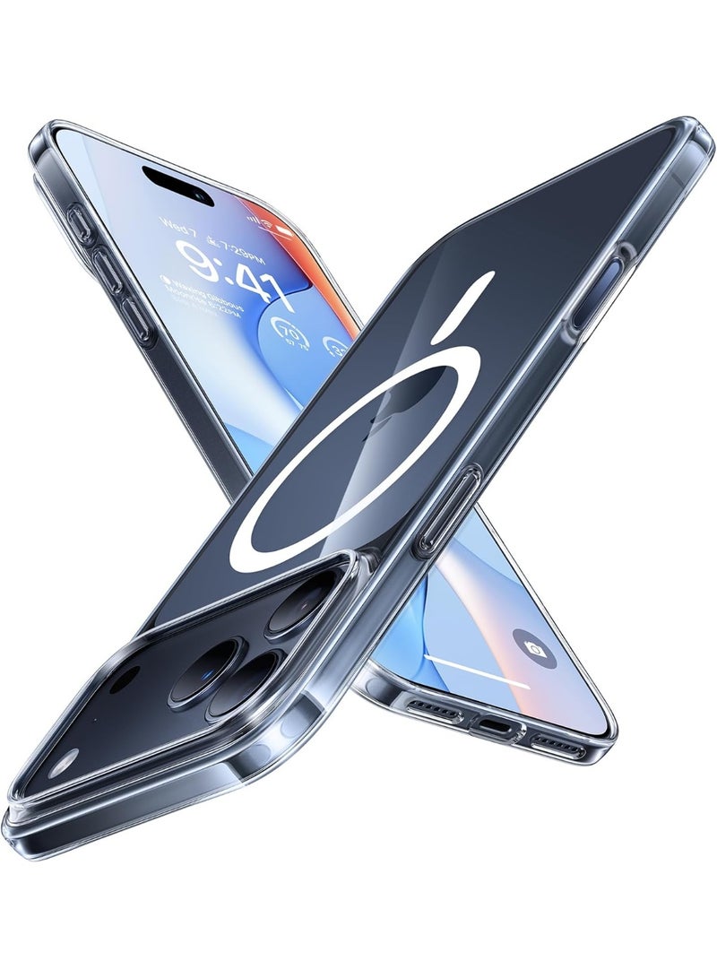 غطاء SlimFit-Mag لجهاز iPhone 17 Pro Max (6.9 بوصة، 2025)، رقيق للغاية، متوافق مع MagSafe، مضاد للخدش بخامة PC Bayer الصلبة الخفيفة - Image 1