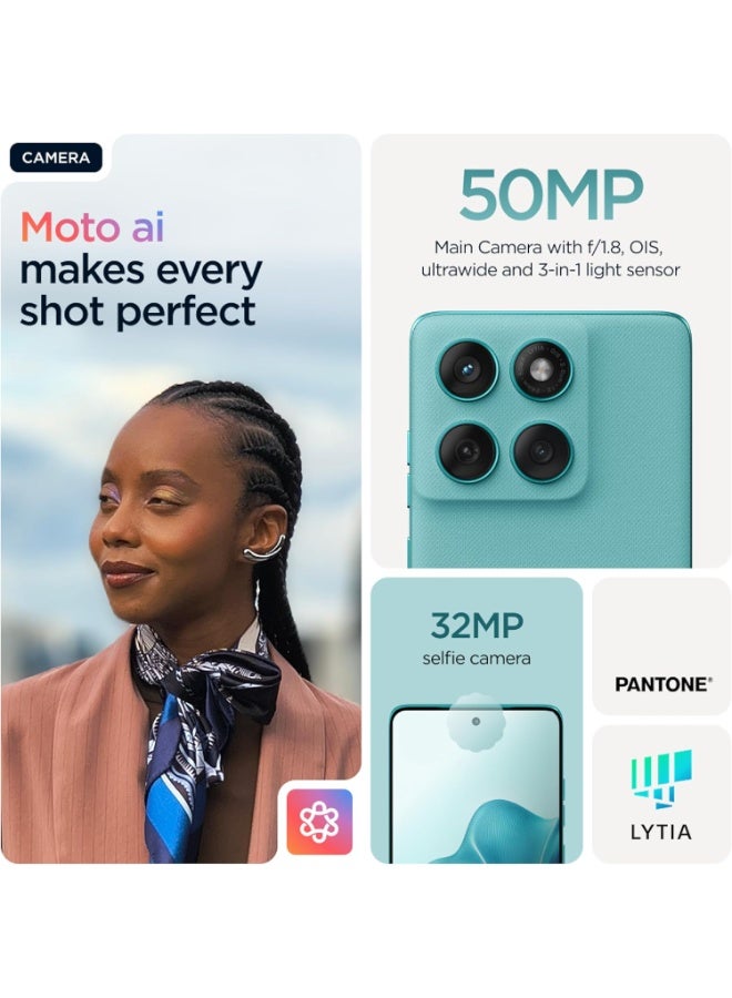 Motorola Edge 60 Fusion 5G 12GB RAM 256GB ROM Pantone Amazonite - International Version - Image 3