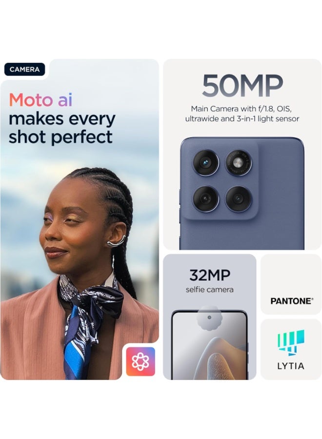 Motorola Edge 60 Fusion 5G 12GB RAM 256GB ROM Pantone Slipstream  - International Version - Image 4
