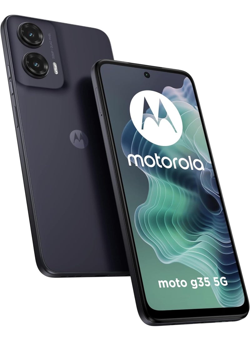 Motorola Moto g35 5G 8GB RAM 256GB ROM Midnight Black - International Version - Image 1