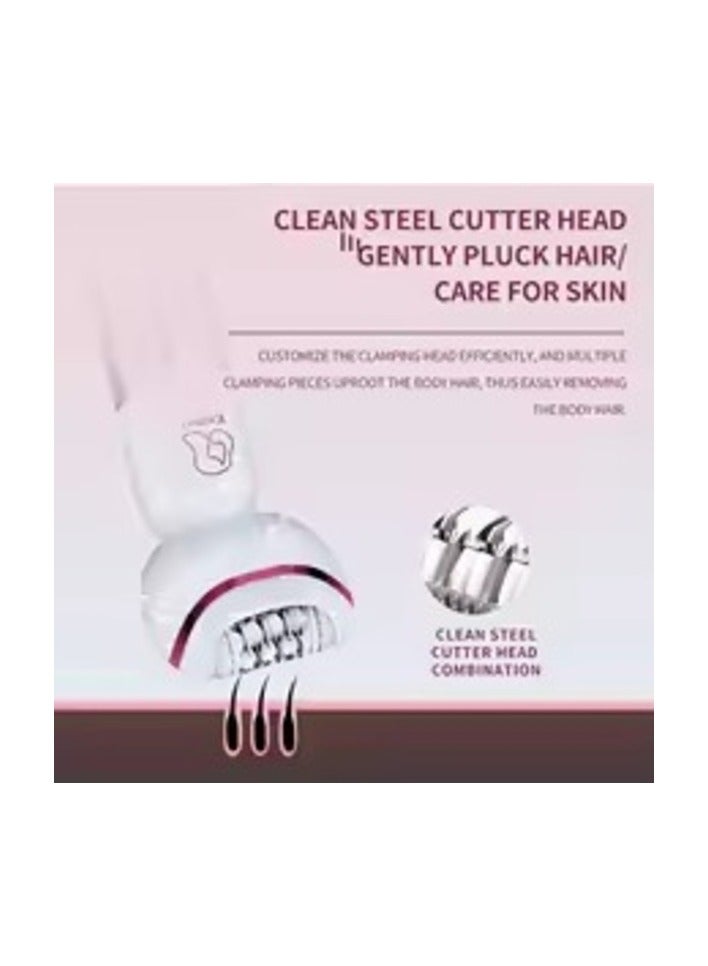 Kemei KM-6051 5-in-1 Rechargeable Electric Hair Remover - Image 3