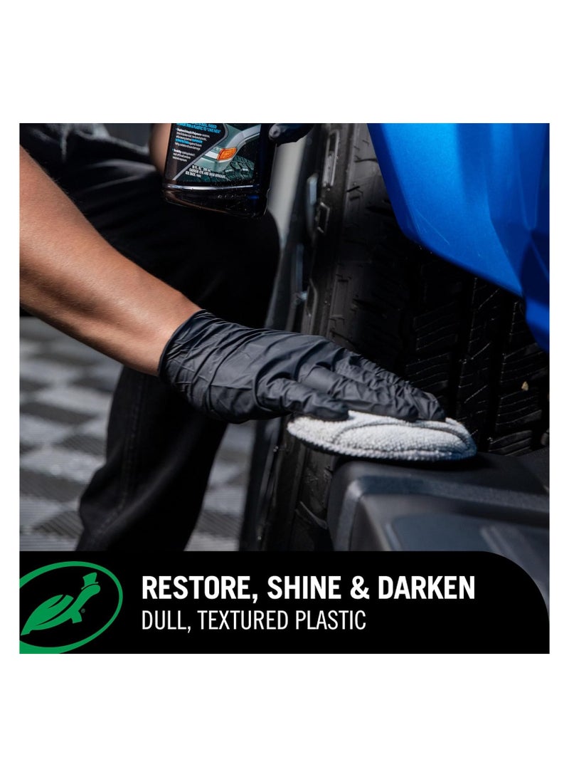 Turtle wax 53838 Hybrid Solutions Graphene Acrylic Trim Restorer, Brings Dull Faded Exterior Plastic and Trim Back to Life Permanently, Protects from Future Damage, 10 oz - Image 3