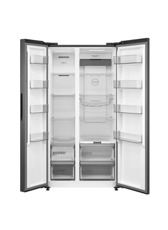 مديا ثلاجة ومجمد جنبًا إلى جنب - 13.2 قدم مكعب ثلاجة و 6.9 قدم مكعب مجمد - Image 4