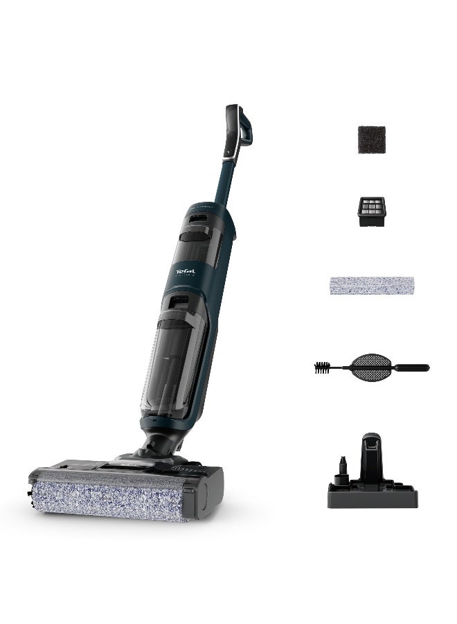 تيفال Tefal X-Clean 2 | 2-in-1 Wet & Dry Vacuum Cleaner | ECO/MAX Modes | Lightweight (1.2 kg) | Edge Cleaning | Self-Cleaning |  LED display | GF2251M5 440 ml 200 W GF2251M5 Black - Image 1