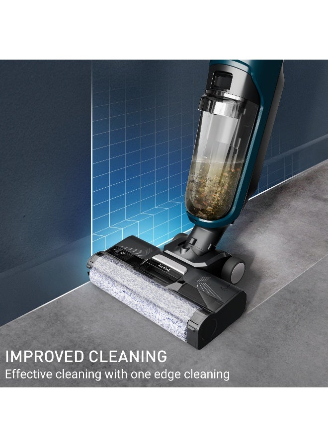 تيفال Tefal X-Clean 2 | 2-in-1 Wet & Dry Vacuum Cleaner | ECO/MAX Modes | Lightweight (1.2 kg) | Edge Cleaning | Self-Cleaning |  LED display | GF2251M5 440 ml 200 W GF2251M5 Black - Image 5