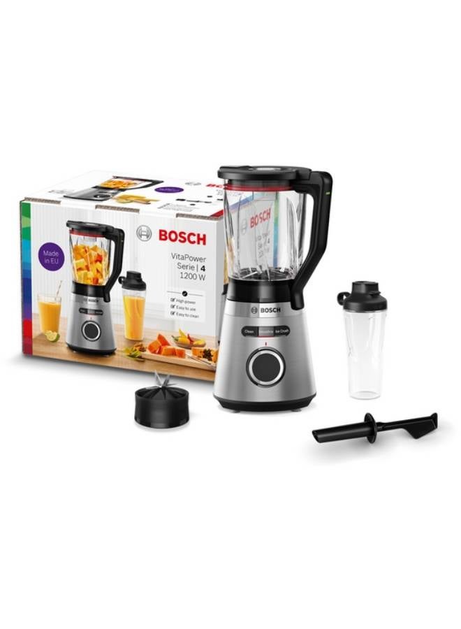 بوش Series 4 Blender VitaPower Serie | 4 1200 W Stainless steel MMB6384M 1200 W MMB6384M Silver - Image 3