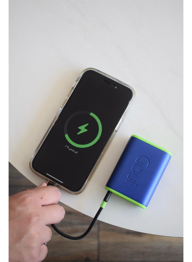 جوي باور بنك بولت بسعة 10000 مللي أمبير | شحن فائق السرعة PD 20 واط و QC 3.0 | تصميم مدمج وآمن للسفر | مزود بكابل Type-C - Image 2