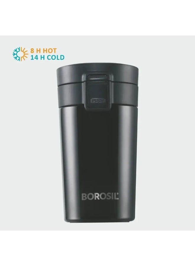 بوروسيل كوب كوفي ميت المعزول، 380 مل، أسود - Image 2