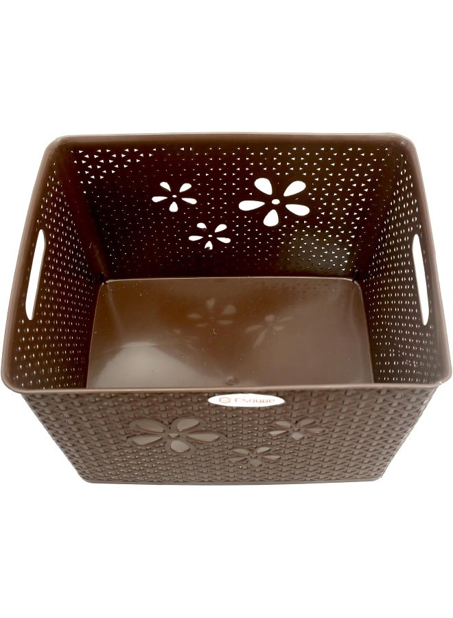 اسكيوب سلة غسيل زيتا بنية اللون - Image 2