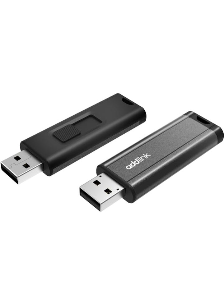 addlink 128GB USB 3.1 Flash Drive U65 SuperSpeed USB 3.1 Gen 1 with slide out USB connector 128 GB - Image 1