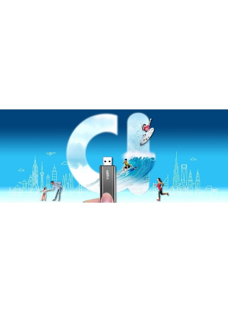 addlink 128GB USB 3.1 Flash Drive U65 SuperSpeed USB 3.1 Gen 1 with slide out USB connector 128 GB - Image 4