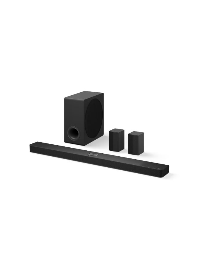 LG Home Theater Soundbar with Dolby Atmos® and Rear Speakers, 7.1.3 channel, Best OLED matching S90TR.DSAUELK Black - Image 2