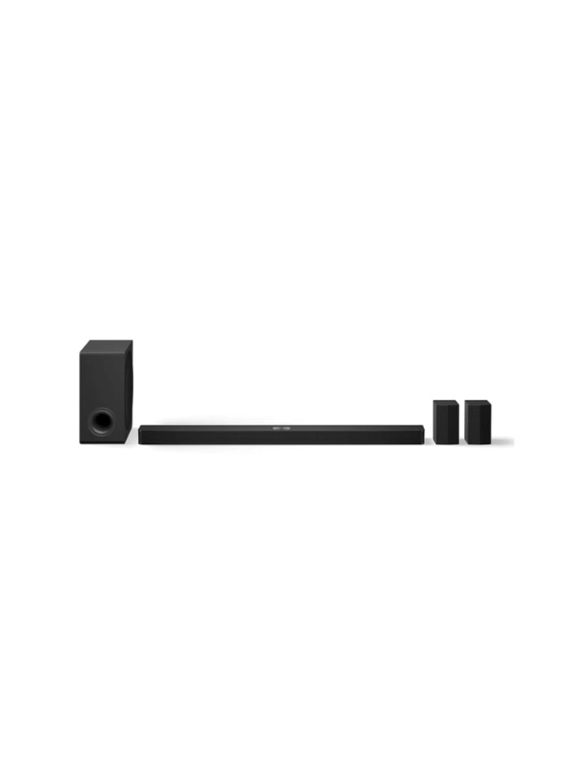 LG Home Theater Soundbar with Dolby Atmos® and Rear Speakers, 7.1.3 channel, Best OLED matching S90TR.DSAUELK Black - Image 1