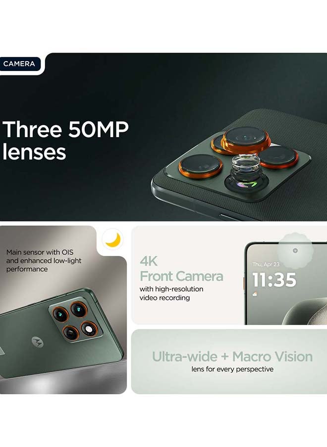 Motorola Edge 70 Dual SIM 5G 12 RAM 512GB Lily Pad - Middle East Version - Image 4