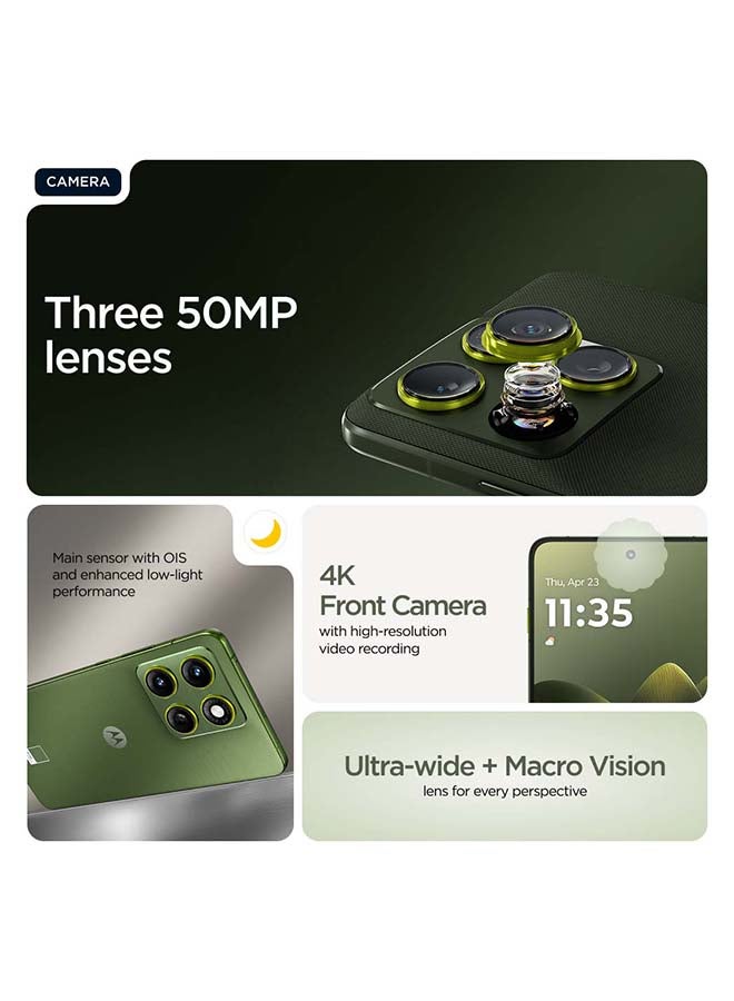 Motorola Edge 70 Dual SIM 5G 12 RAM 512GB Bronze Green - Middle East Version - Image 4
