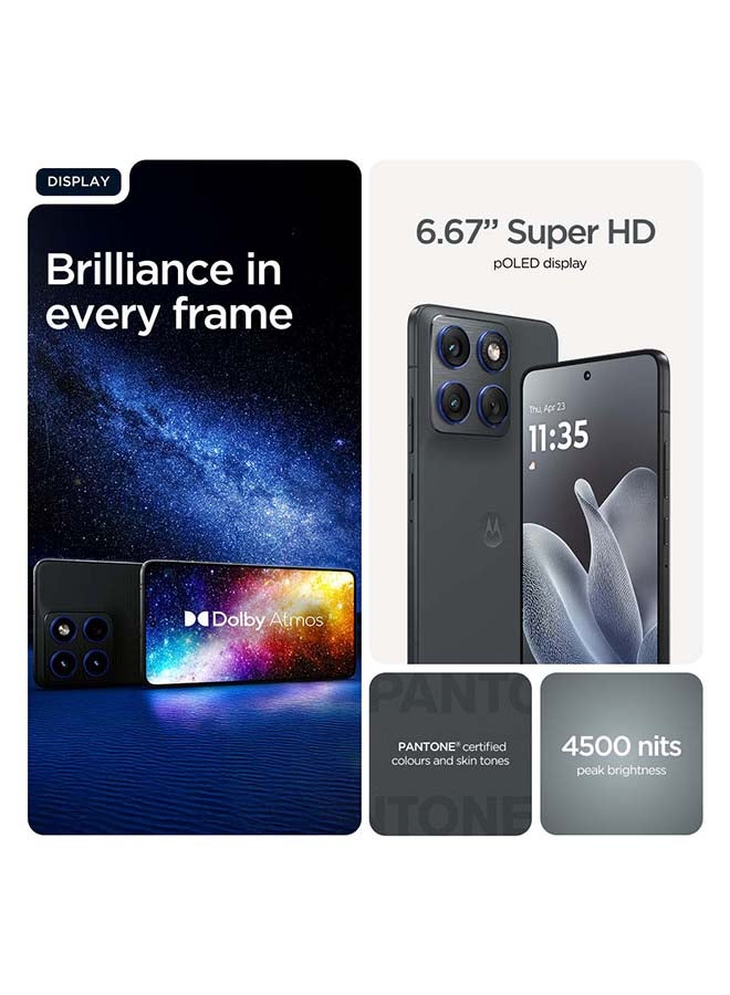 Edge 70 Dual SIM 5G 12 RAM 512GB Gadget Grey With Free Gifts - Middle East Version image 8