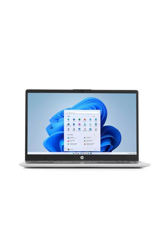 HP 15-fd0056nx Laptop With 15.6 Inch Full HD (1920x1080) Display, Intel Core i7-1355U Processor/16GB RAM DDR4/512GB SSD/Intel Iris Xe Graphics/ English/Arabic Natural Silver - Image 1
